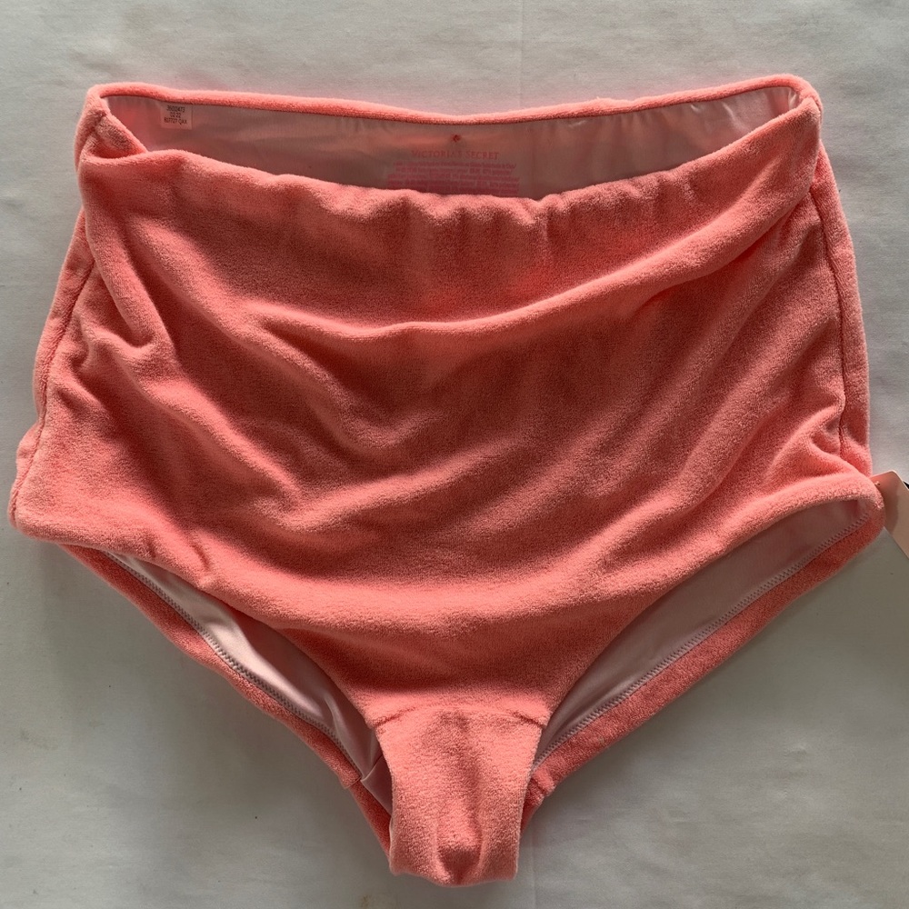Victoria’s Secret Pink Terrycloth Full Coverage Bathing Suit Bottom M